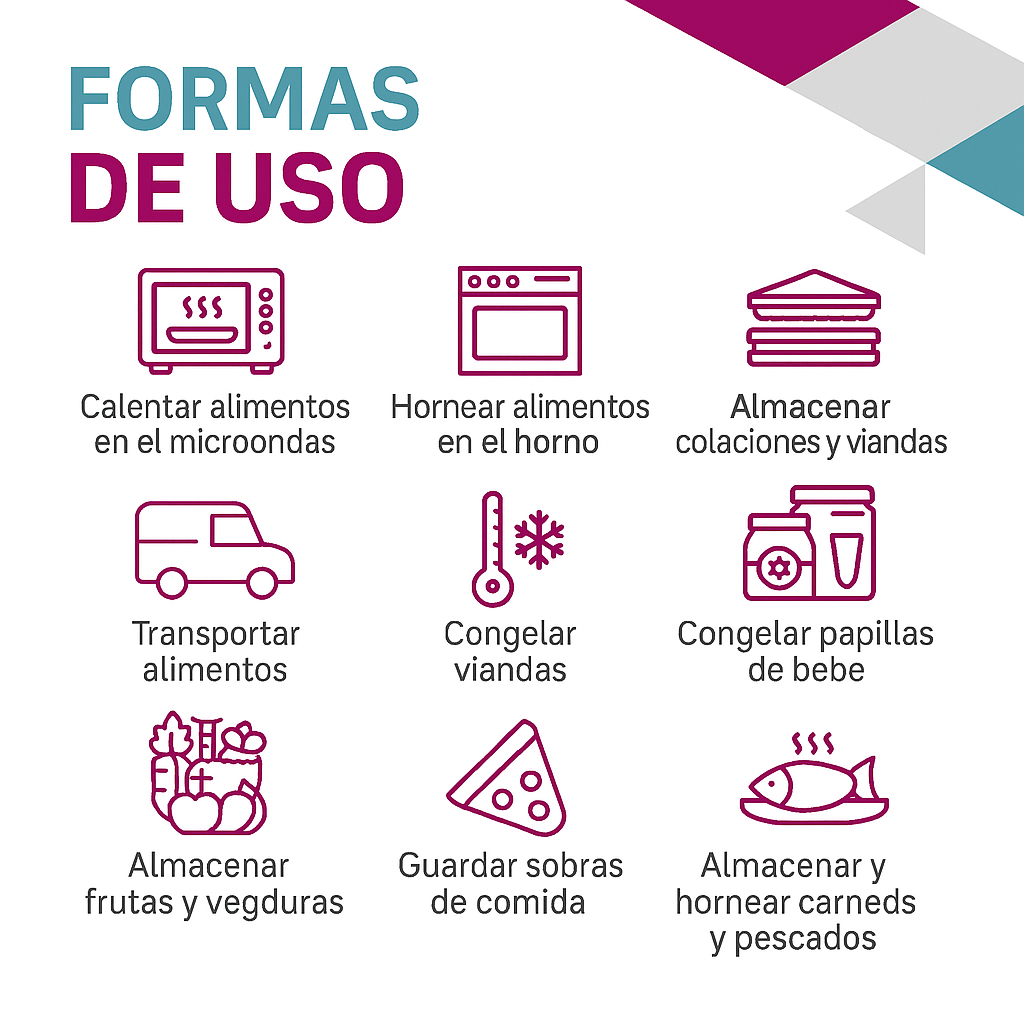 Pack 10 Recipientes de Vidrio Herméticos 640ml